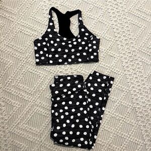 Outdoor Voices Polka Dot Set